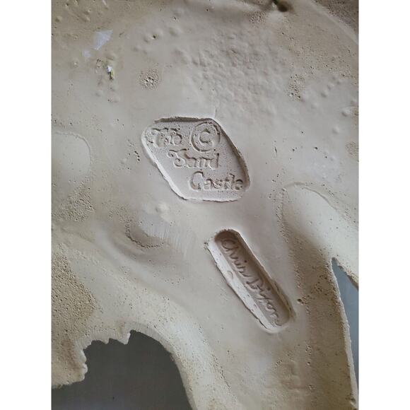 Chris Dixon Studios "Manatees" 16in Sand Sculpture Wall Art (The Sand Castle) - Picture 6 of 6